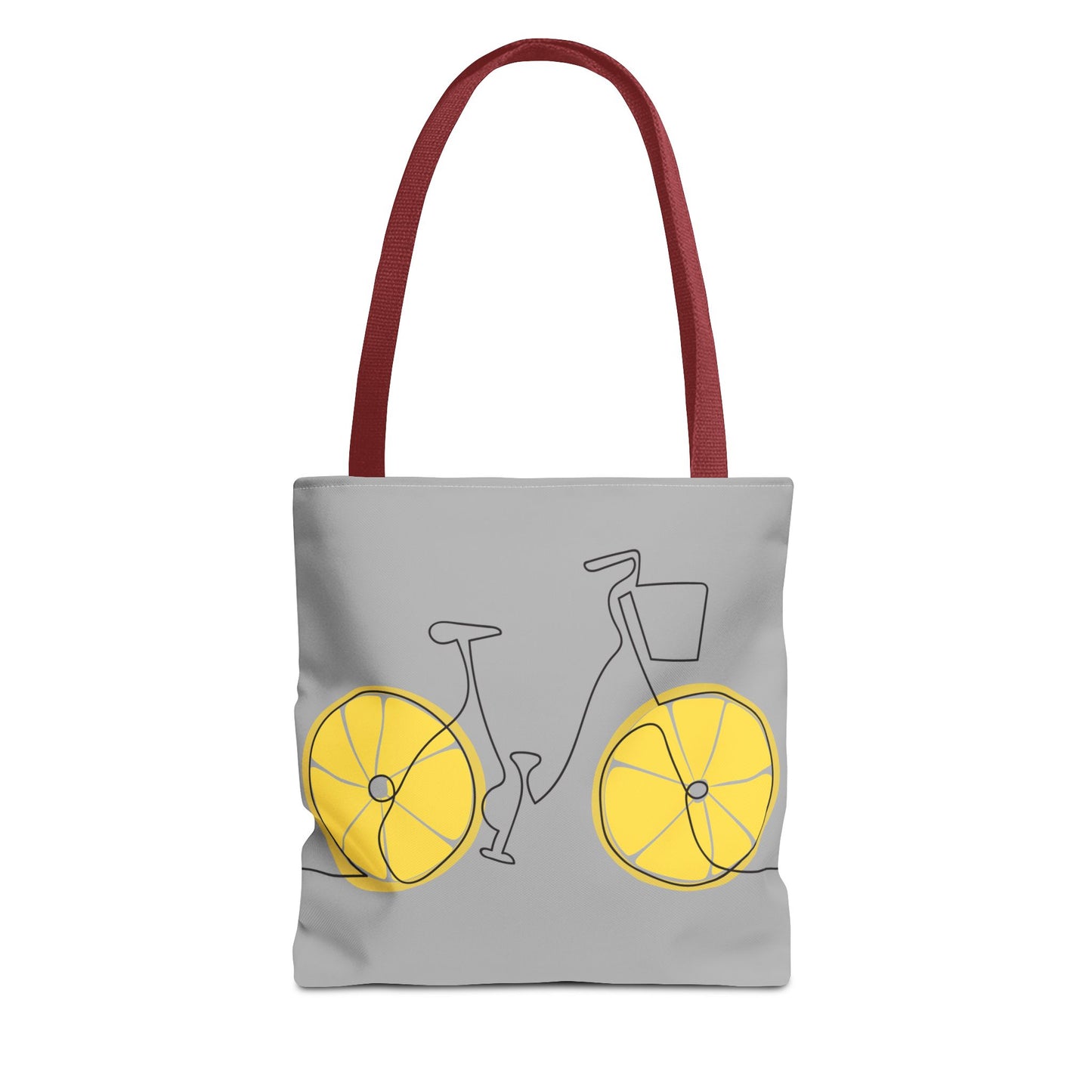 Lemon Bike Tote Bag