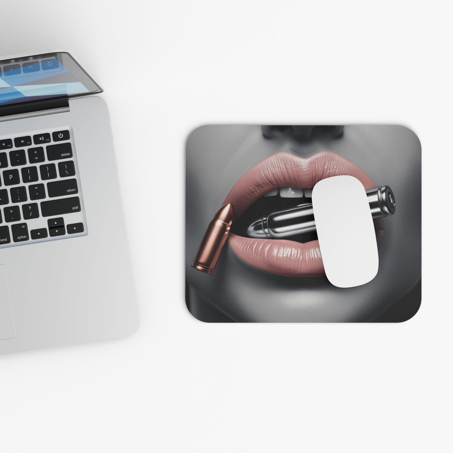 Bullet Lips Mouse Pad