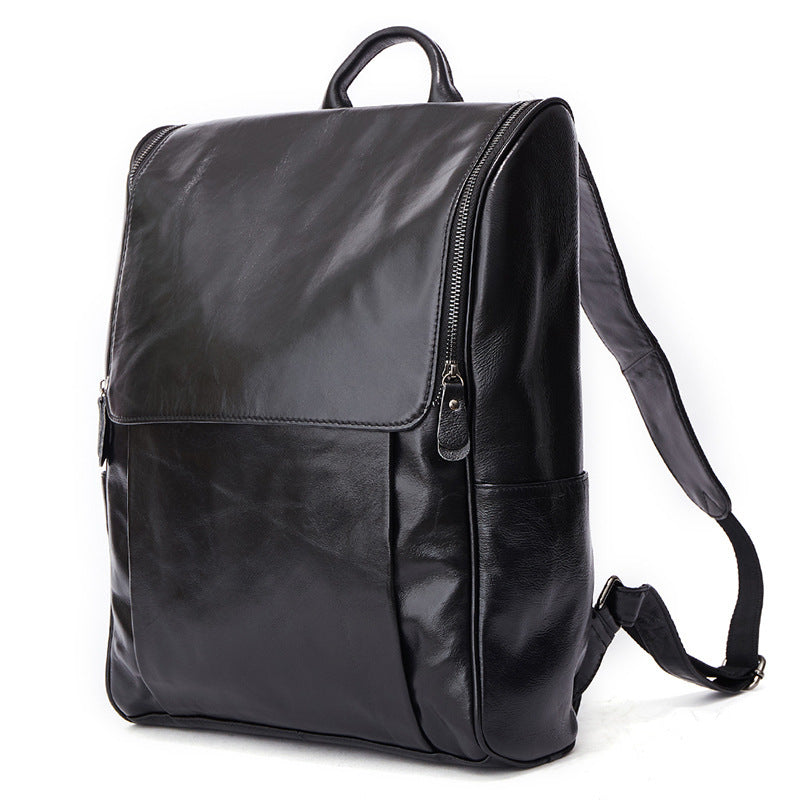 Urban Leather Computer Backpack