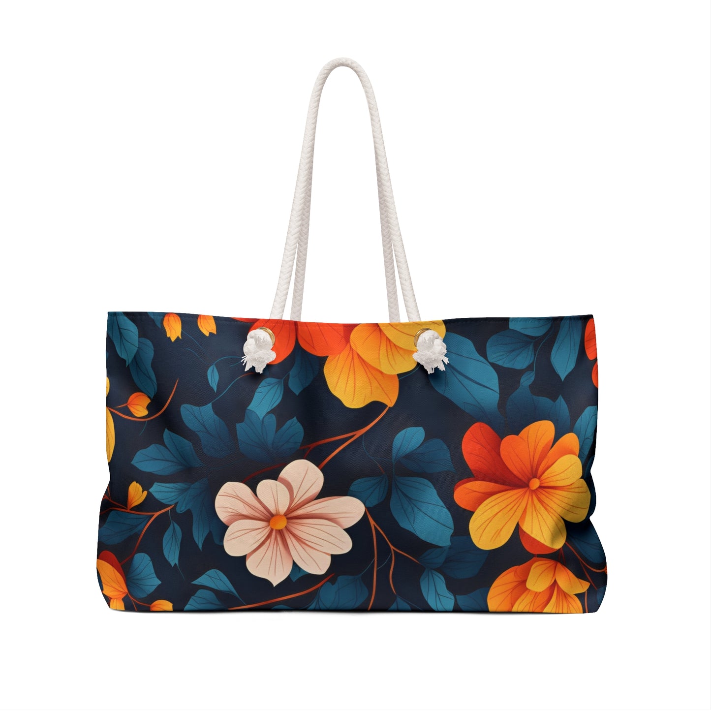 Floral Weekender Tote Bag