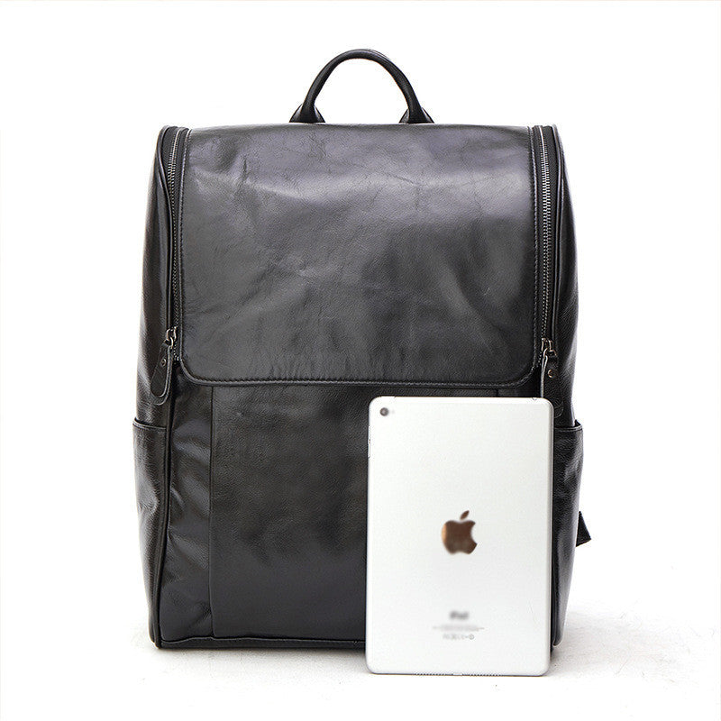 Urban Leather Computer Backpack