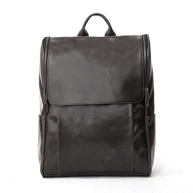 Urban Leather Computer Backpack