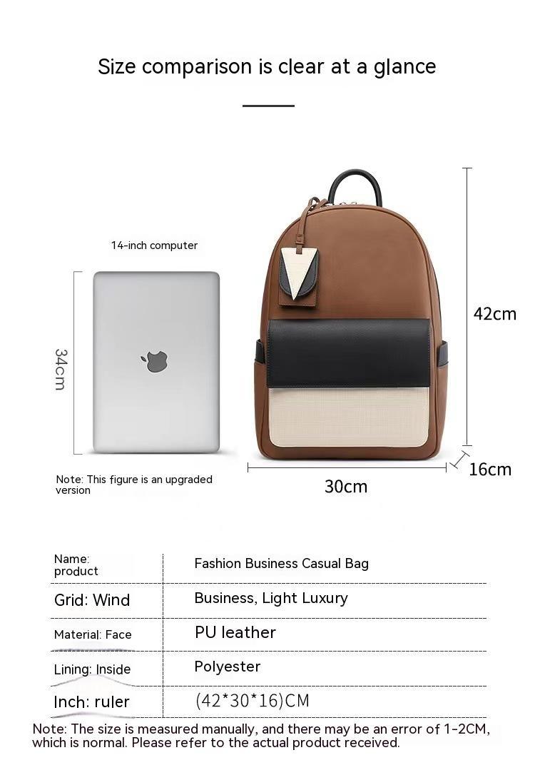 Three-color Business Travel Backpack