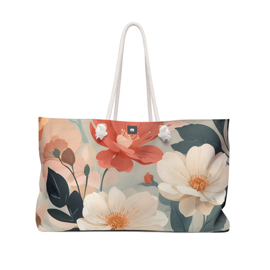 'Flora" Weekender Tote Bag